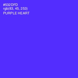 #532DFD - Purple Heart Color Image