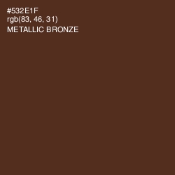 #532E1F - Metallic Bronze Color Image