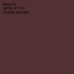 #532F36 - Congo Brown Color Image