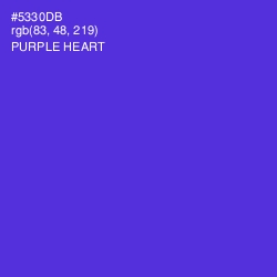 #5330DB - Purple Heart Color Image