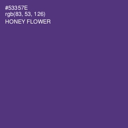 #53357E - Honey Flower Color Image