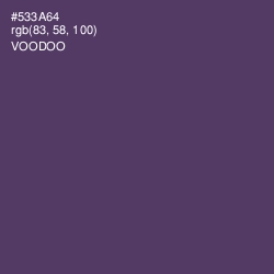 #533A64 - Voodoo Color Image