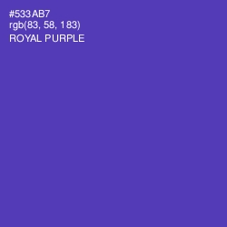 #533AB7 - Royal Purple Color Image
