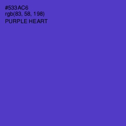 #533AC6 - Purple Heart Color Image