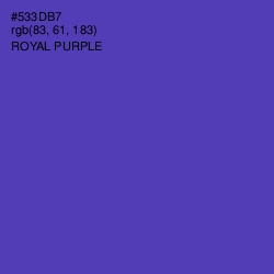 #533DB7 - Royal Purple Color Image