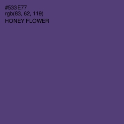 #533E77 - Honey Flower Color Image