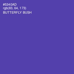 #5340AD - Butterfly Bush Color Image