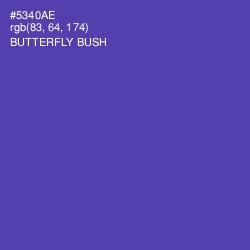 #5340AE - Butterfly Bush Color Image