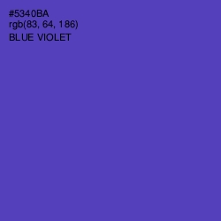 #5340BA - Blue Violet Color Image