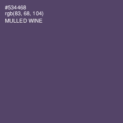 #534468 - Mulled Wine Color Image