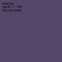 #53476A - Mulled Wine Color Image