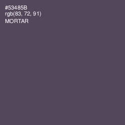 #53485B - Mortar Color Image