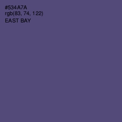 #534A7A - East Bay Color Image