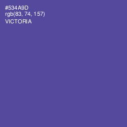 #534A9D - Victoria Color Image
