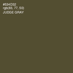 #534D32 - Judge Gray Color Image