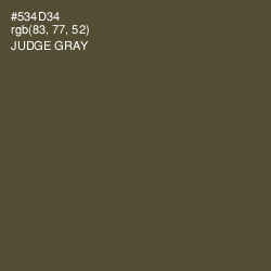 #534D34 - Judge Gray Color Image
