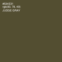 #534E31 - Judge Gray Color Image