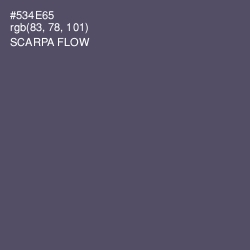 #534E65 - Scarpa Flow Color Image