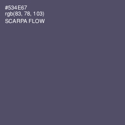 #534E67 - Scarpa Flow Color Image