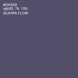 #534E69 - Scarpa Flow Color Image