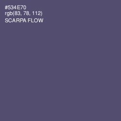 #534E70 - Scarpa Flow Color Image