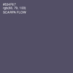 #534F67 - Scarpa Flow Color Image