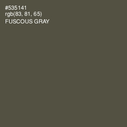 #535141 - Fuscous Gray Color Image
