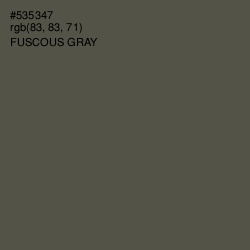 #535347 - Fuscous Gray Color Image