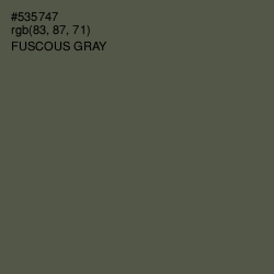 #535747 - Fuscous Gray Color Image