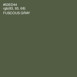 #535D44 - Fuscous Gray Color Image