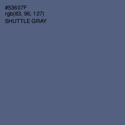#53607F - Shuttle Gray Color Image
