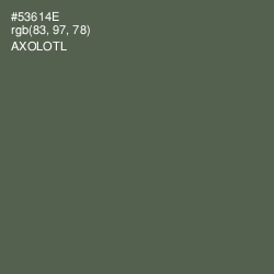 #53614E - Axolotl Color Image