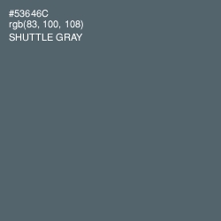 #53646C - Shuttle Gray Color Image