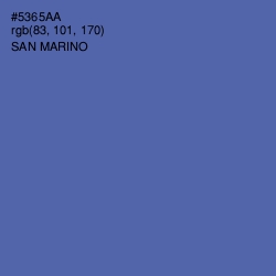 #5365AA - San Marino Color Image