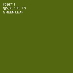 #536711 - Green Leaf Color Image