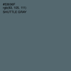 #53696F - Shuttle Gray Color Image