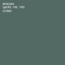 #536A64 - Como Color Image