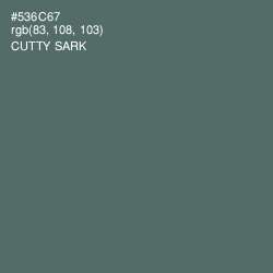 #536C67 - Cutty Sark Color Image