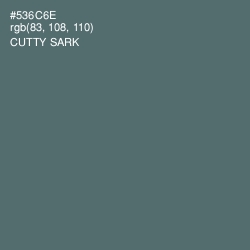 #536C6E - Cutty Sark Color Image