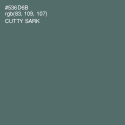 #536D6B - Cutty Sark Color Image