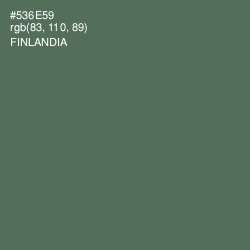 #536E59 - Finlandia Color Image