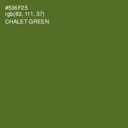#536F25 - Chalet Green Color Image