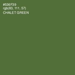 #536F39 - Chalet Green Color Image