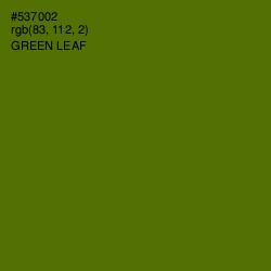 #537002 - Green Leaf Color Image