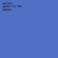 #5370C7 - Indigo Color Image