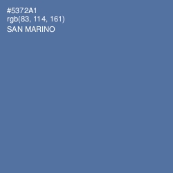 #5372A1 - San Marino Color Image