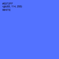 #5372FF - Royal Blue Color Image