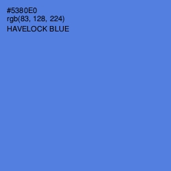 #5380E0 - Havelock Blue Color Image