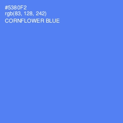 #5380F2 - Cornflower Blue Color Image