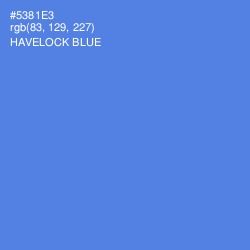 #5381E3 - Havelock Blue Color Image